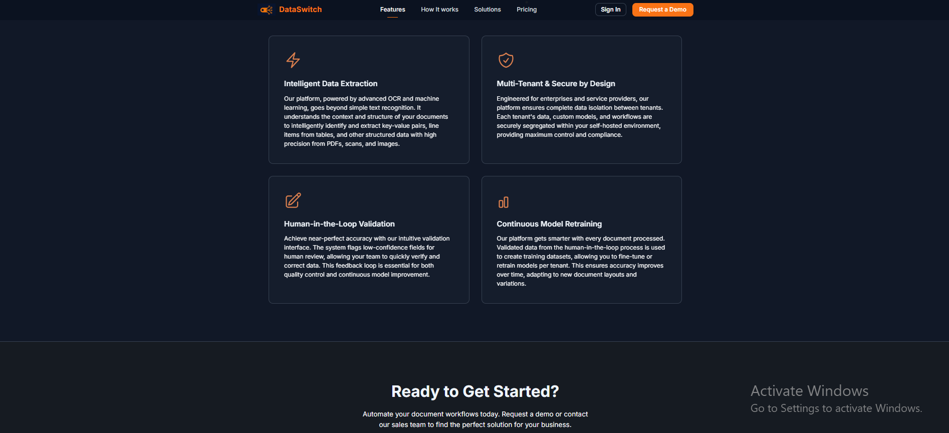 DataSwitch: Data Extraction Platform